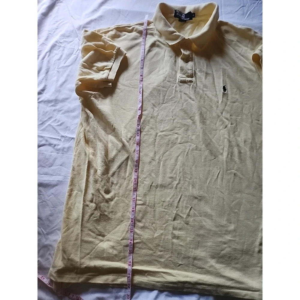 Polo Ralph Lauren Classic Fit‎ Yellow Polo Shirt Men's Size XL